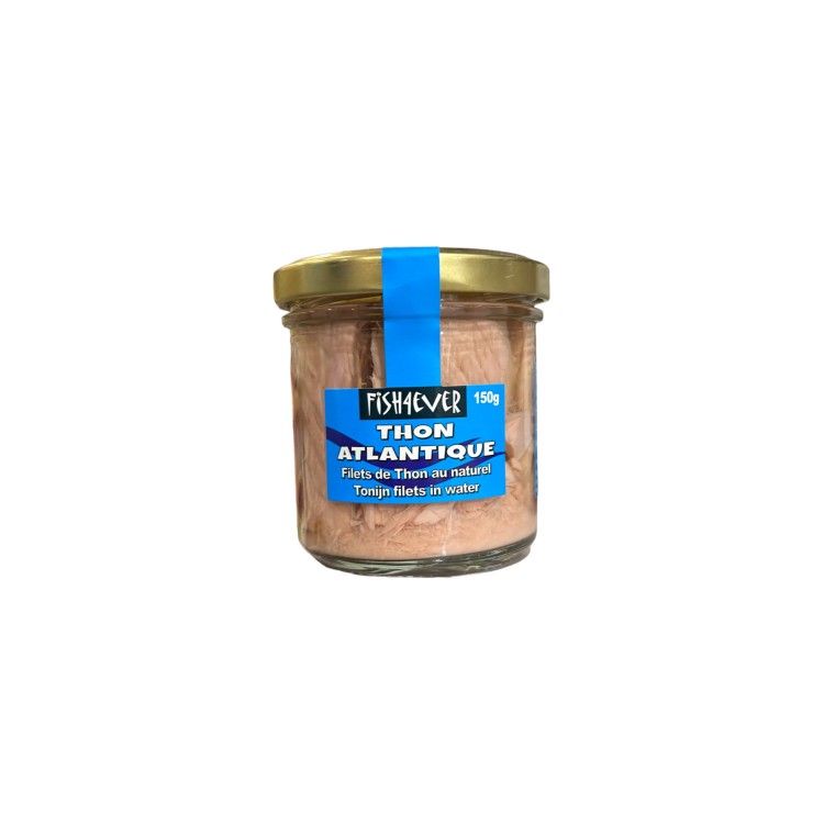 FILETS DE THON LISTAO AU NATUREL (150G - PNE 104G) FISH4EVER