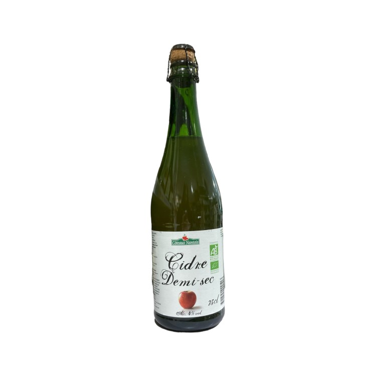 CIDRE DEMI-SEC (75CL) COTEAUX NANTAIS