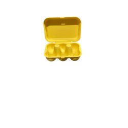 BOITE A 6 OEUFS - JAUNE - AH TABLE