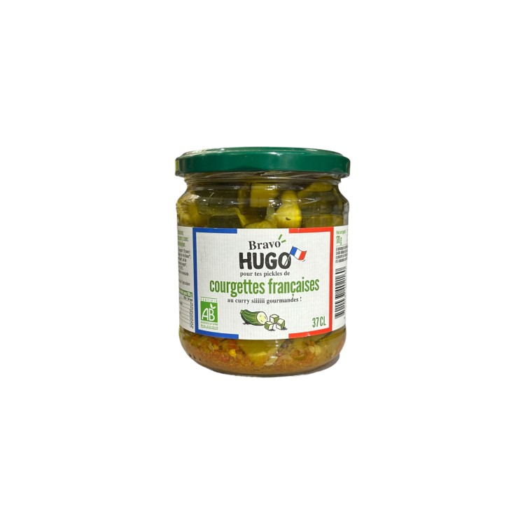 PICKLES COURGETTES CURRY 37CL BRAVO HUGO