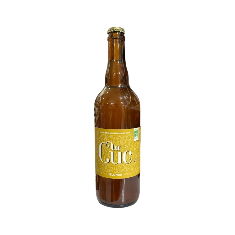 Blonde CUC 75cl — Bière artisanale Brasserie CUC | Le Vrac Besançon